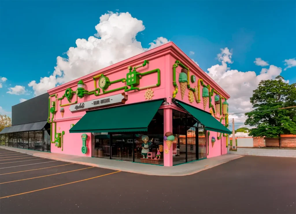 Madalê Gelatos Artesanais - São José do Rio Preto - Tematização de Loja