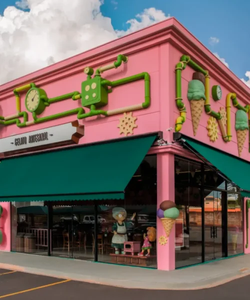 Madalê Gelatos Artesanais - São José do Rio Preto - Tematização de Loja