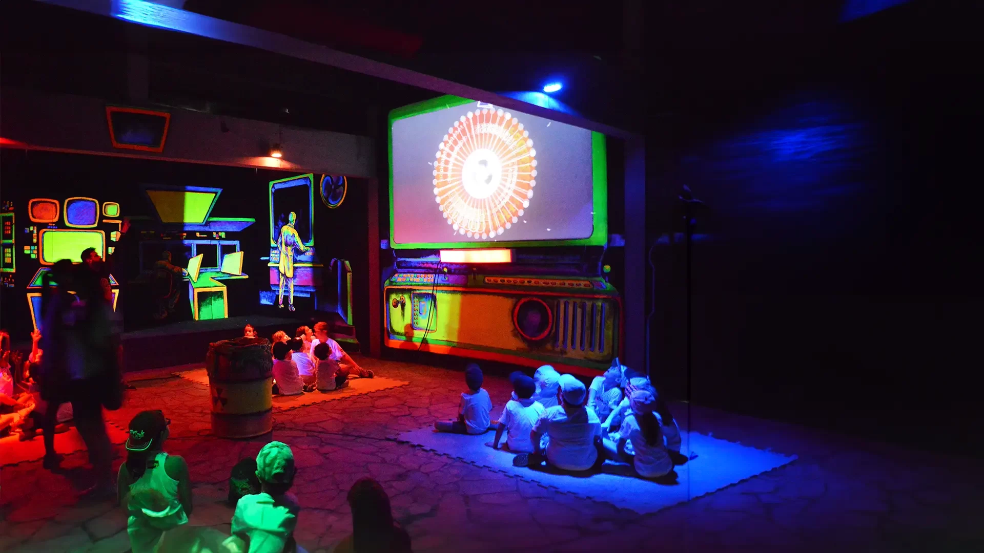 Chromadepth 3D Park temático Atração Indoor