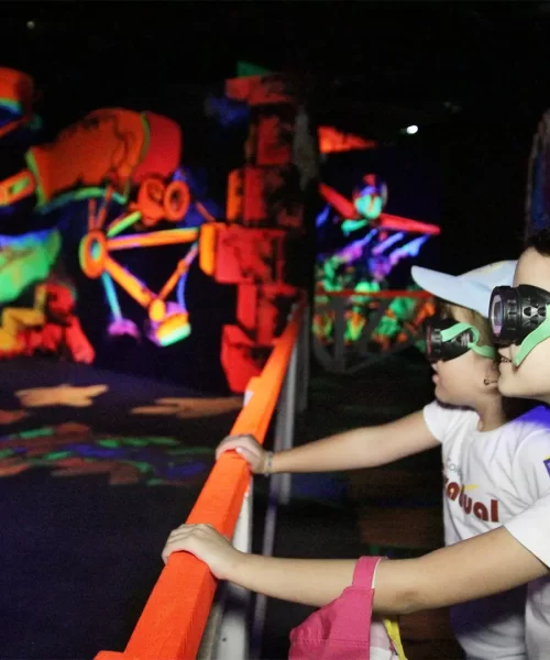 Chromadepth 3D Park temático Atração Indoor