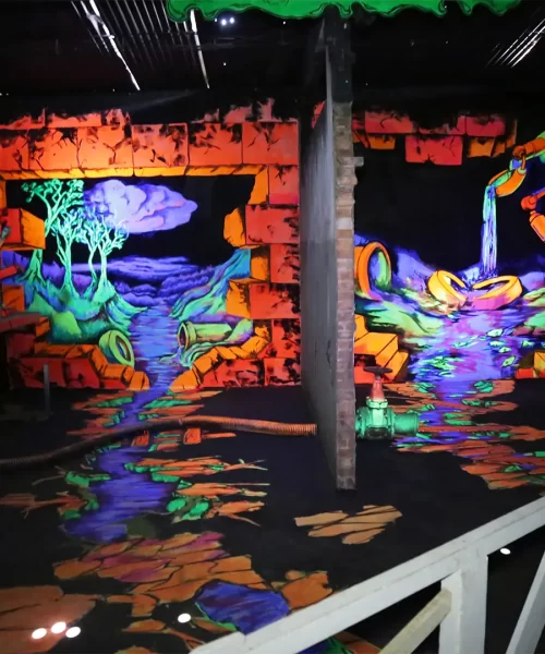 Chromadepth 3D Park temático Atração Indoor
