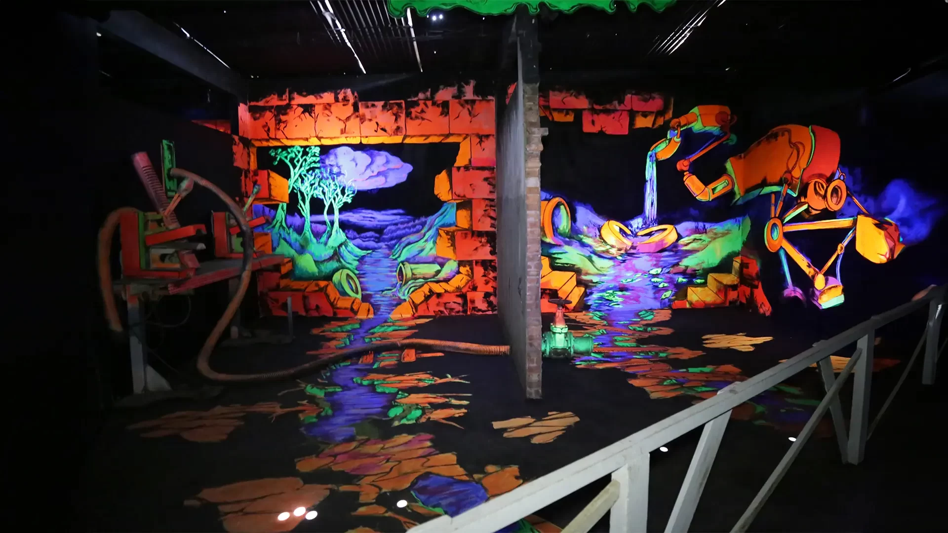 Chromadepth 3D Park temático Atração Indoor